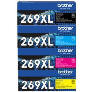 브라더정품 토너 TN-269XLBK TN-269XLC TN-269XLM TN-269XLY 4색 세트 / L3760CDW L3520CDW L3220CW 용