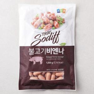 소디프 불고기비엔나, 1kg, 1개 one option