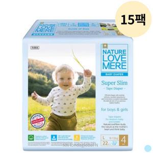 네이쳐러브메레 슈퍼슬림 밴드 기저귀 대형 22p 15팩