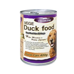 베게 대용량 강아지통조림 강아지캔 간식 애견 습식 사료 오리고기 400g