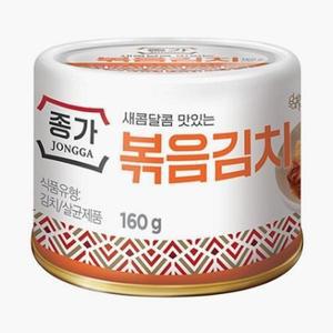 | 종가 | 볶음김치 160g(캔) x 5개 홈파티 명절 간편식 전라도 포기김치 해남 갓 배추