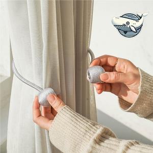 모던 커튼 타이백 고급스러운 마그네틱 커튼 (WFGRRNW)