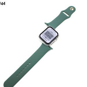 스트랩 사과워치 실리콘 트랩 42 44mm-카키용품 시계줄 마트 밴드 워치 손목 악세사리