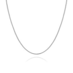 BOX CHAIN SILVER 박스 체인 실버 목걸이