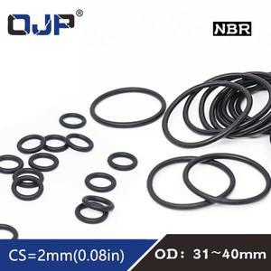 고무 링 NBR 씰링 O링 니트릴 O-링 씰 개스킷 내유성 오링 와셔 OD31 mm 38/40x2mm 로트당 20 개