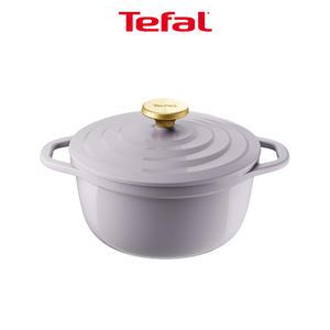테팔 인덕션 세라믹 에어 주물냄비 프렌치라벤더 20cm