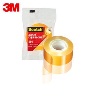 3M 스카치 550R 다용도 테이프 리필 18mm x 30m (1개)
