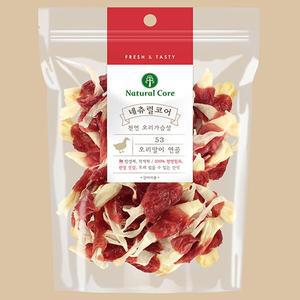네츄럴코어 오리말이 연골 120g 천연원료 애견간식