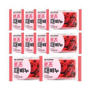 (10개)로즈 때비누 150g 목욕 세신 한방비누 각질제거