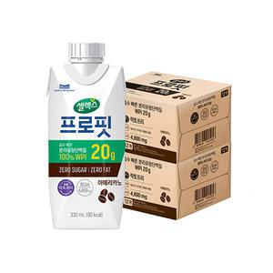 셀렉스 프로핏 웨이프로틴, 아메리카노, 330ml, 12개입, 2개