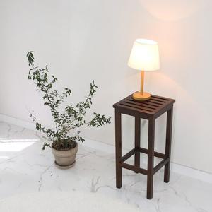 고무나무 원목 하이스툴 (2color) 바스툴 H60