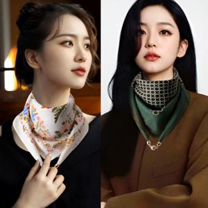 봄 여성 쁘띠 자석스카프 목스카프
