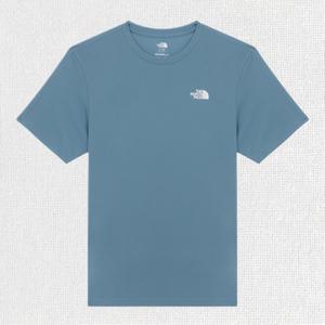 노스페이스 THE NORTH FACE NT7UR20C 남성 리커버리 반팔 티셔츠_GRAYISH BLUE 596293