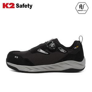 [K2 세이프티] 케이투세이프티 LT-106(BK) 천연가죽 코듀라 메쉬 경작업용 다이얼 안전화
