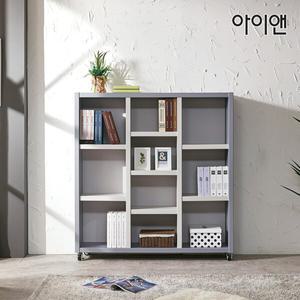 아이앤 리엘 1200 이동식 3단책장 DF