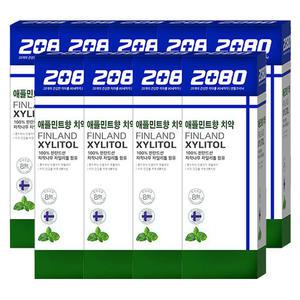 2080 자일리톨 애플민트향 치약 110g x 9개