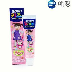 [RGP82N8T]치약 유아용 콩순이 75g 딸기향 2Step 2080키즈