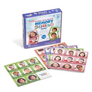 러닝리소스 감정 메모리 게임 사회 정서 학습 카드(IN95427) / 감정 매치 게임