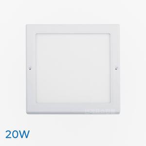 번개표 LED 20W 사각직부등 사각센서등 엣지 타입 주광색(하얀빛) 매입등