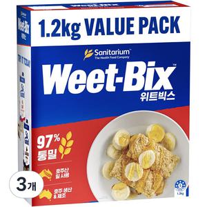 위트빅스 오리지날 식사대용 간편식 간식 시리얼 1.2kg 3개