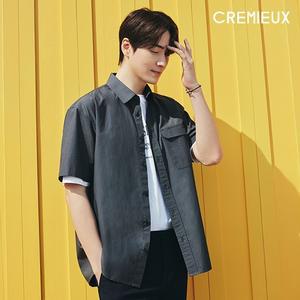 다니엘크레뮤 25SS 하프 슬리브 코튼 100  셔츠 3종