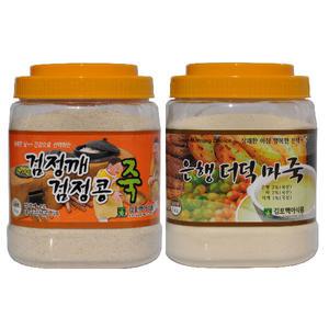죽까프 선식 죽 /6종택2  검은콩 깨 은행 마죽 아침대용식