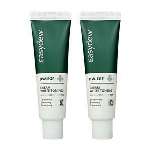 이지듀 DW EGF 크림 화이트 토닝 50ml 2개세트 기미 재생크림