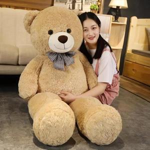 거대한 아메리칸 베어 봉제 인형 부드러운 동물 곰 어른 소녀 발렌타인 연인 하이 퀄리티 생일