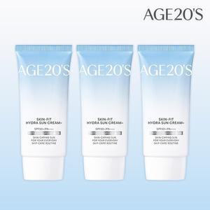 에이지투웨니스 스킨핏 하이드라 수분 선크림 50ml x 3개