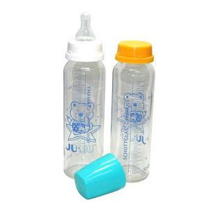 [기타]유리 젖병 세트 수유 젖병 유아 물병 245ml 2인조