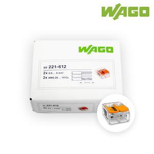 와고 전선커넥터(대용량) 2폴 50개 wago221-612B