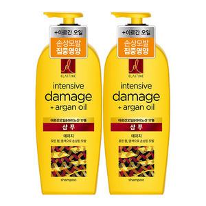 엘라스틴 샴푸 아르간오일 데미지 샴푸, 680ml, 2개
