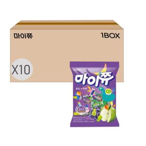 [일상점빵] 마이쮸 포도사과 284g 10봉 1박스 대용량 간식