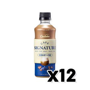 칸타타 시그니처 아마레또라떼 페트커피 340ml x 12개