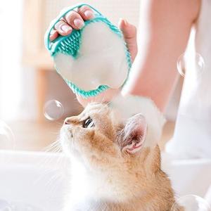 목욕 고양이 강아지 목욕솔 마사지 브러쉬 PET 샴푸 (WFH2PTZ)