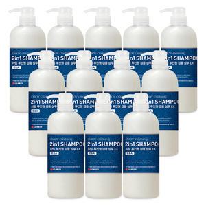 차밍 투인원 겸용샴푸 이엑스 730ml x 12개 대용량 딥클렌징과 컨디셔닝을 한번에