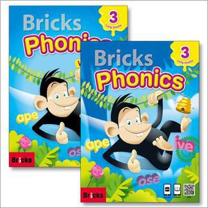 [카드10%] Bricks Phonics 브릭스 파닉스 3 교재 워크북 세트 (전2권)