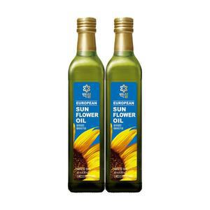[CJ]백설 유러피안 해바라기유 500ml x2개