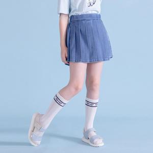 [아이러브제이] 산드로 데님 플리츠 스커트팬츠 JXUPT14