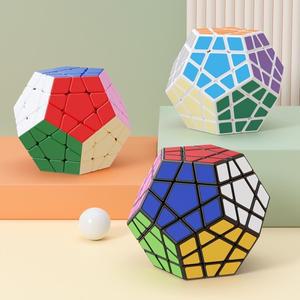 SENGSO Megaminx 3x3 정십이면체 큐브 스피드 매직 큐브 교육 완구 어린이 퍼즐 장난감 아이를위한 생일 선