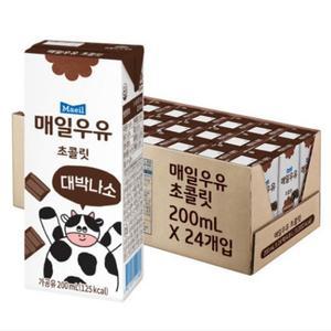 매일유업 매일우유 초코 200ml 24개