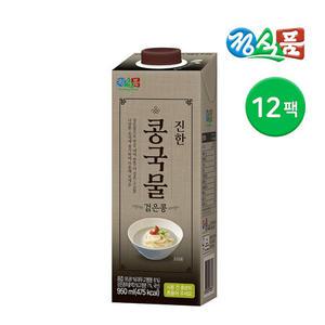 정식품 진한 콩국물 검은콩 950ml 12입
