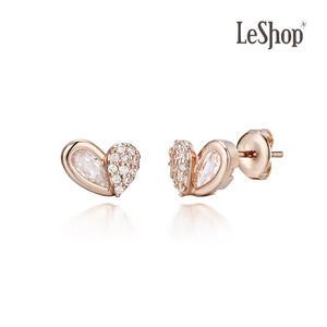 [르샵주얼리] 14K 버드 하트 귀걸이(GoldPlated)_LJ5039BRE