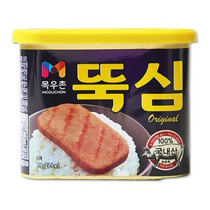 목우촌 뚝심 340g /s/ 통조림 햄 주부9단 로스구이 김밥 볶음밥 런천미트 캔 부대찌개