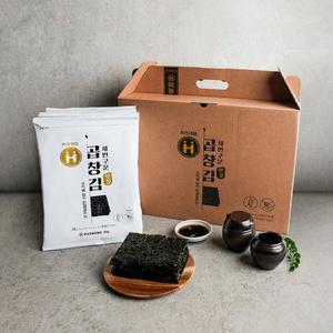 [비비수산]세번구운 곱창김 선물세트 (28g x 10매)