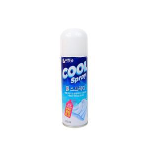 [기타]리빙굿 쿨스프레이(220ml) 옷에뿌리는 쿨스프레이 뿌리는에어컨 아이스쿨 급속냉각