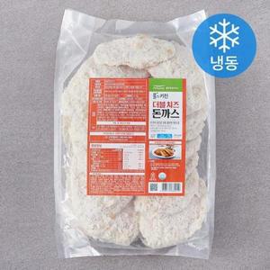 풀스키친 더블 치즈 돈까스 20개입 (냉동) 1.6kg × 1개