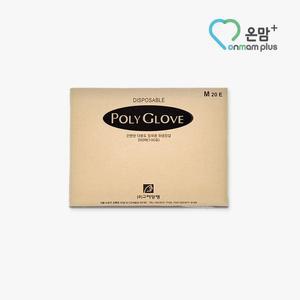 고려양행 폴리글로브 일회용 비닐장갑 (M20E) 200매입 M