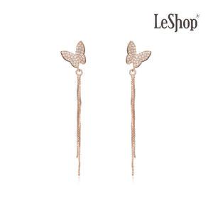 [르샵주얼리] 14K 스웨이 나비 드롭 귀걸이(GoldPlated)_LJ5116BRE