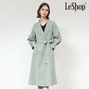 [르샵] 장식단추 라운드넥 바바리-LB31BB010